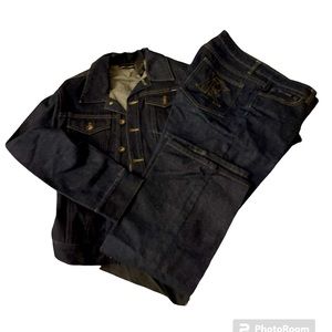 DKNY Logo Jeans Denim Jacket and Jeans (Sz L/13) - Like New